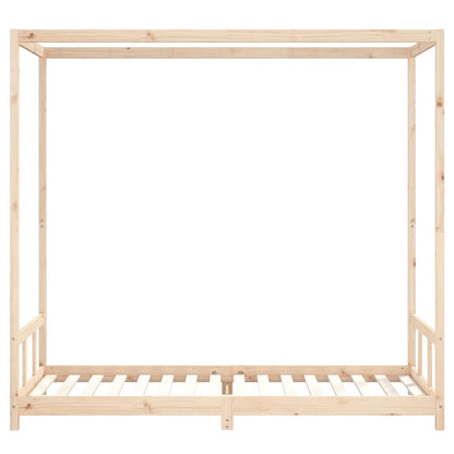 Kids Bed Frame 90x200 cm Solid Wood Pine