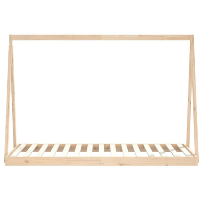 Kids Bed Frame 90x190 cm Solid Wood Pine