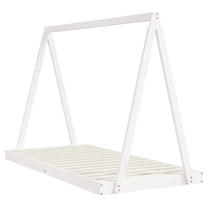 Kids Bed Frame White 90x190 cm Solid Wood Pine