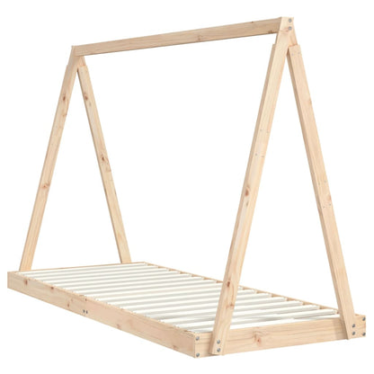 Kids Bed Frame 80x200 cm Solid Wood Pine