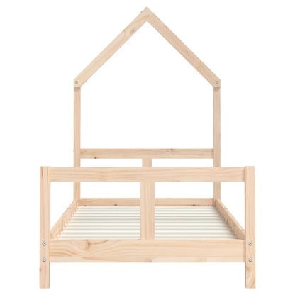 Kids Bed Frame 80x160 cm Solid Wood Pine