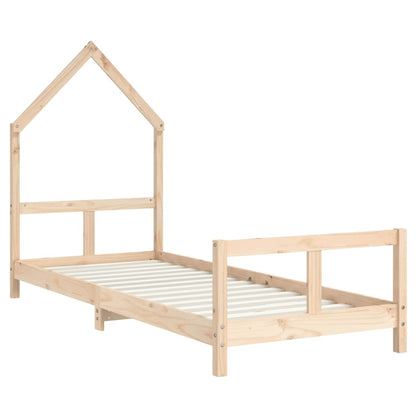 Kids Bed Frame 80x200 cm Solid Wood Pine