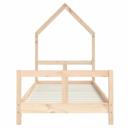 Kids Bed Frame 80x200 cm Solid Wood Pine