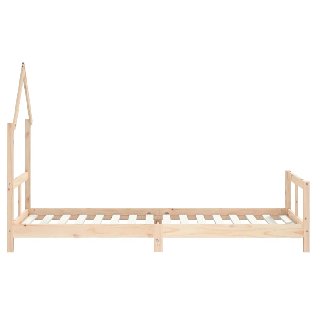 Kids Bed Frame 80x200 cm Solid Wood Pine