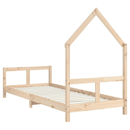 Kids Bed Frame 80x200 cm Solid Wood Pine