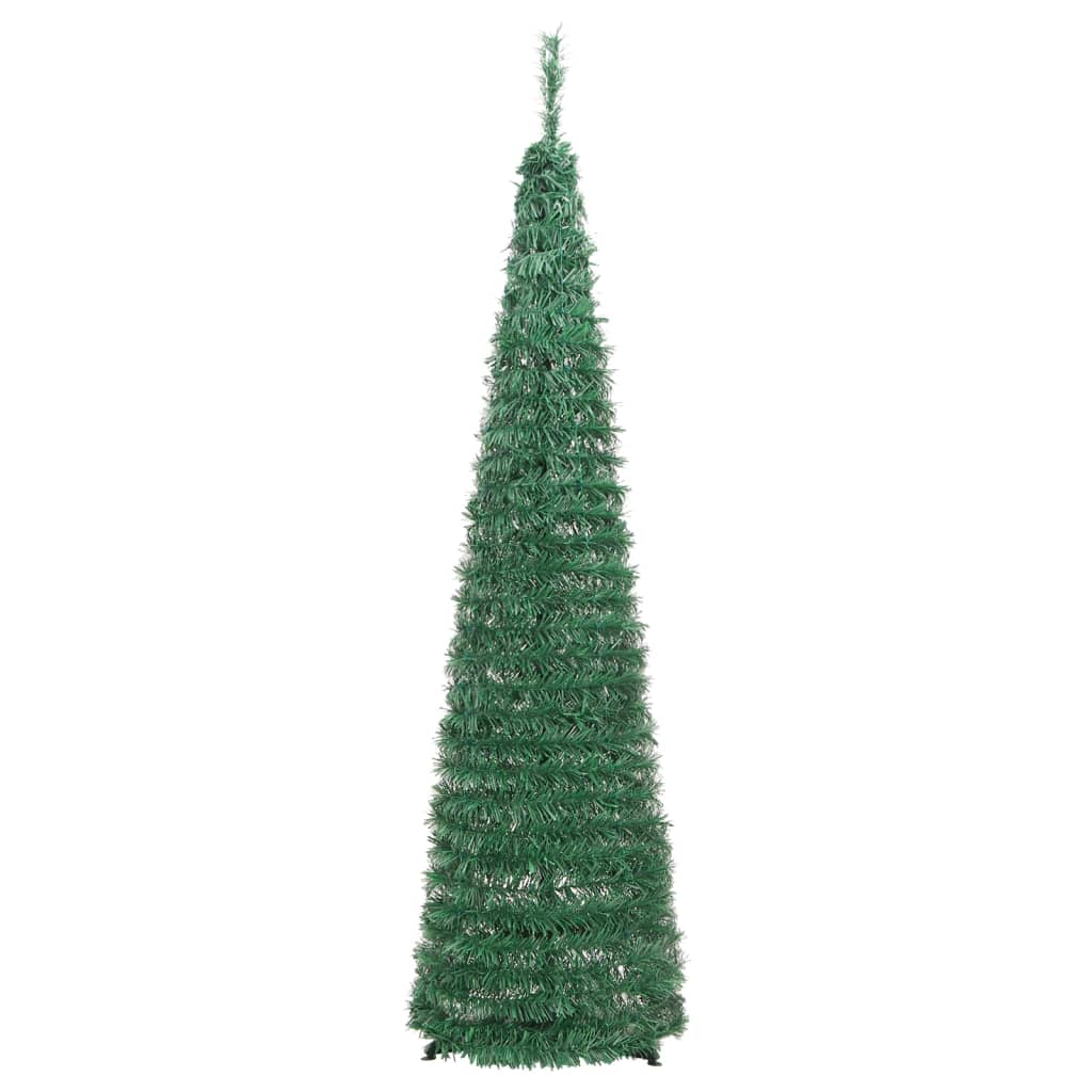 Artificial Christmas Tree Pop-up 50 LEDs Green 120 cm