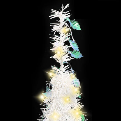 Artificial Christmas Tree Pop-up 100 LEDs White 150 cm