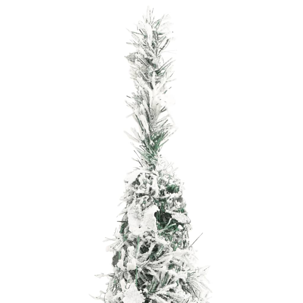 Artificial Christmas Tree Pop-up Flocked Snow 50 LEDs 120 cm