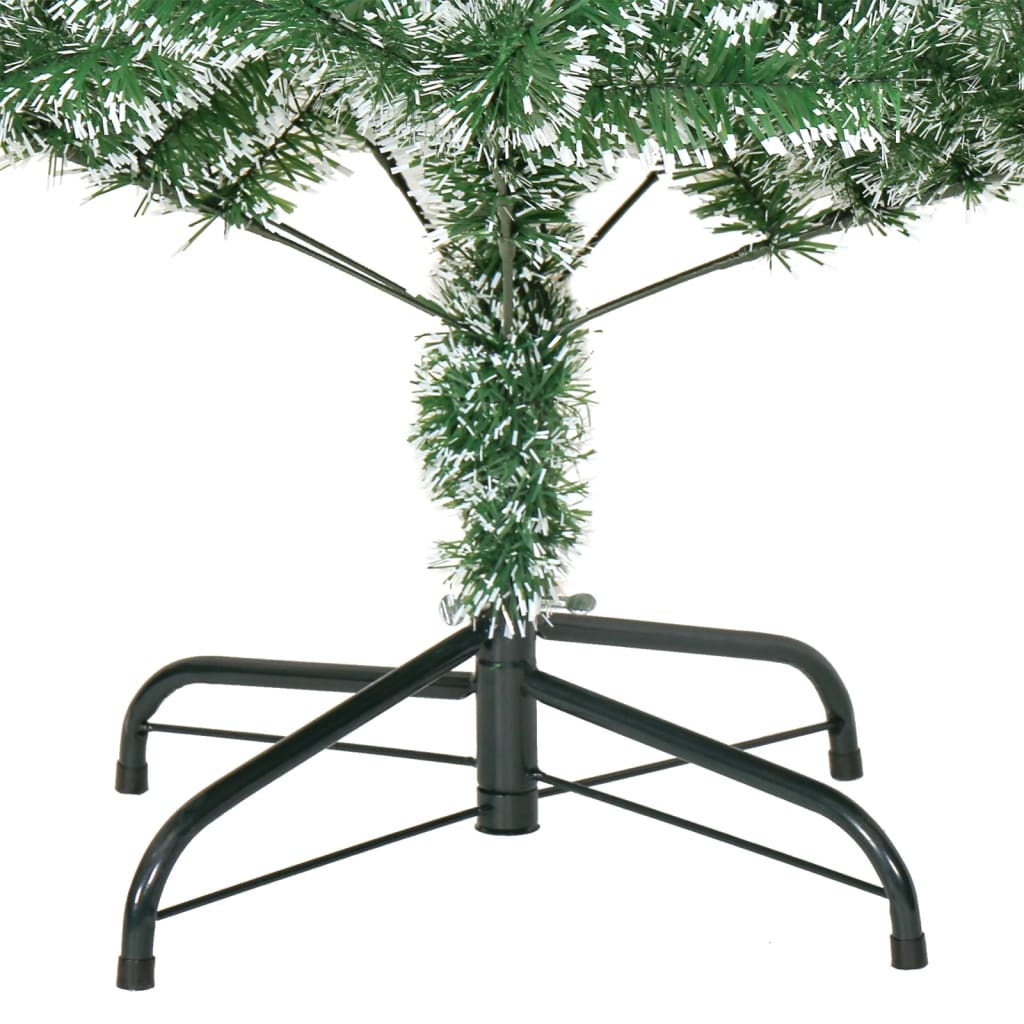 Artificial Christmas Tree with Flocked Snow Green 150 cm