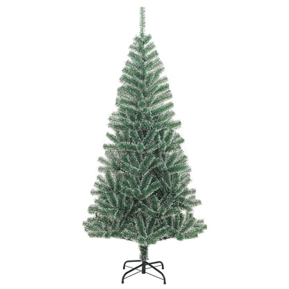 Artificial Christmas Tree with Flocked Snow Green 180 cm