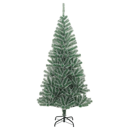 Artificial Christmas Tree with Flocked Snow Green 240 cm