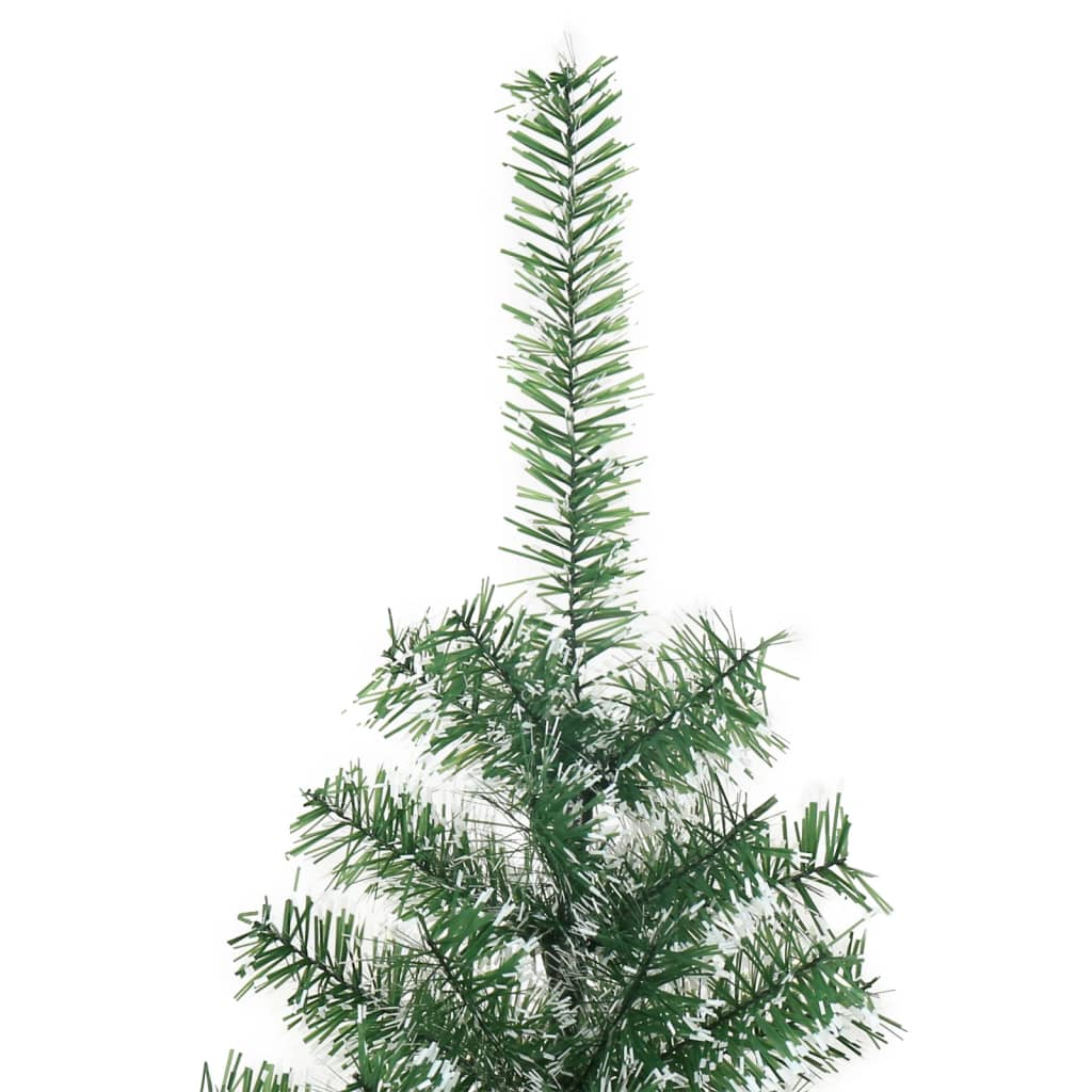 Artificial Christmas Tree with Flocked Snow Green 240 cm