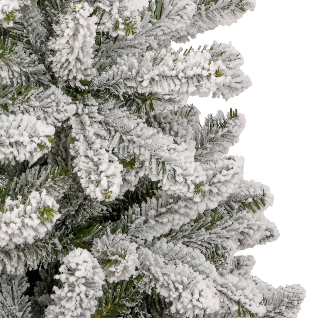 Artificial Hinged Christmas Tree with Flocked Snow 300 cm