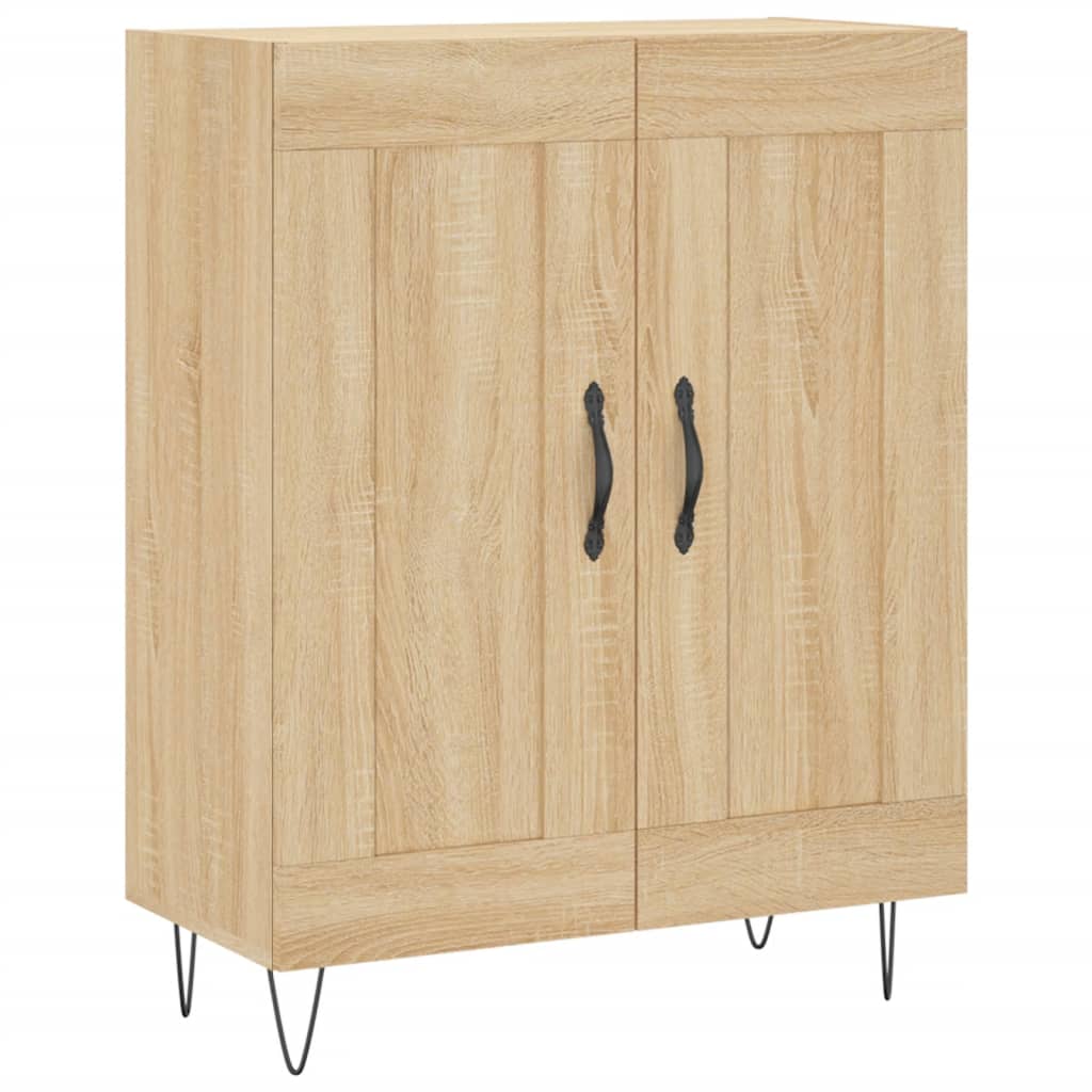 Highboard Sonoma Oak 69.5x34x180 cm Engineered Wood