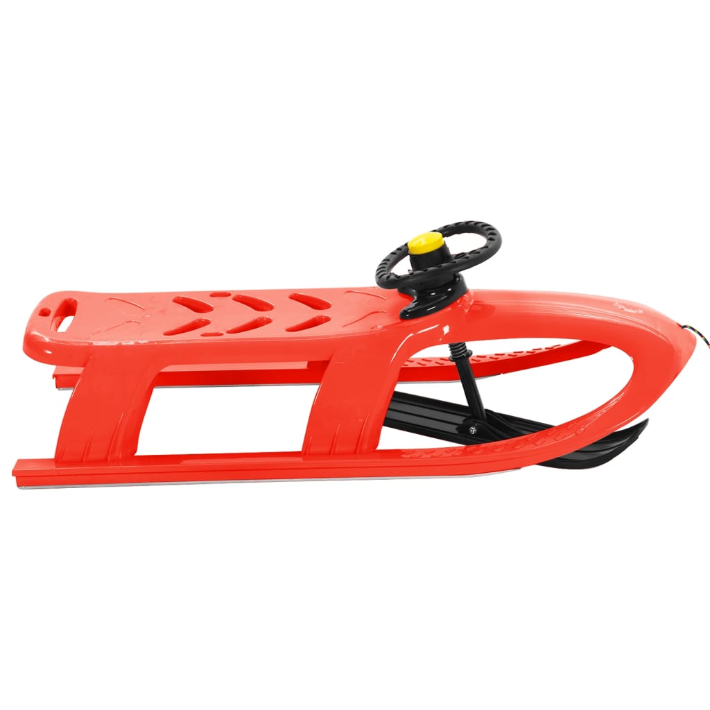 Sledge with Wheel Red 102.5x40x23 cm Polypropylene