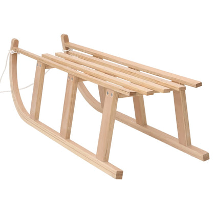 Snow Sledge 110x40x34 cm Plywood