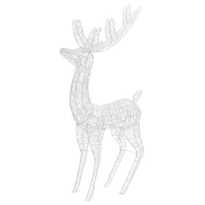 XXL Acrylic Christmas Reindeers 250 LED 2 pcs 180 cm Warm White