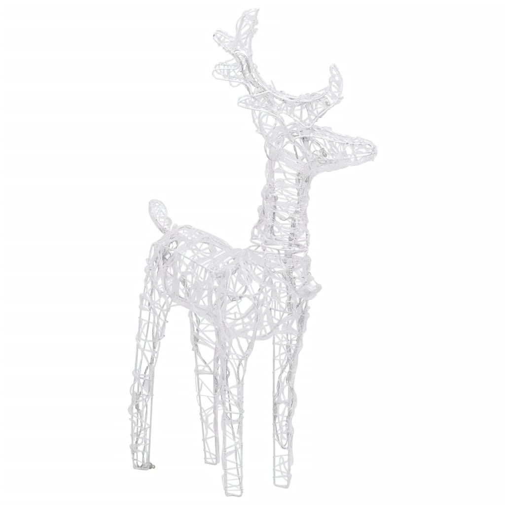 Christmas Reindeers 6 pcs Warm White 240 LEDs Acrylic