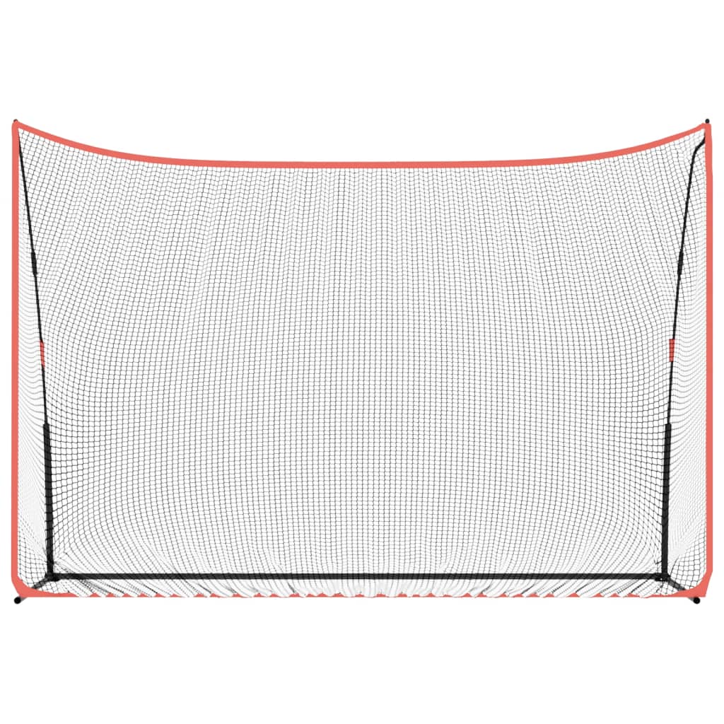 Golf Practice Net Black and Red 305x91x213 cm Polyester