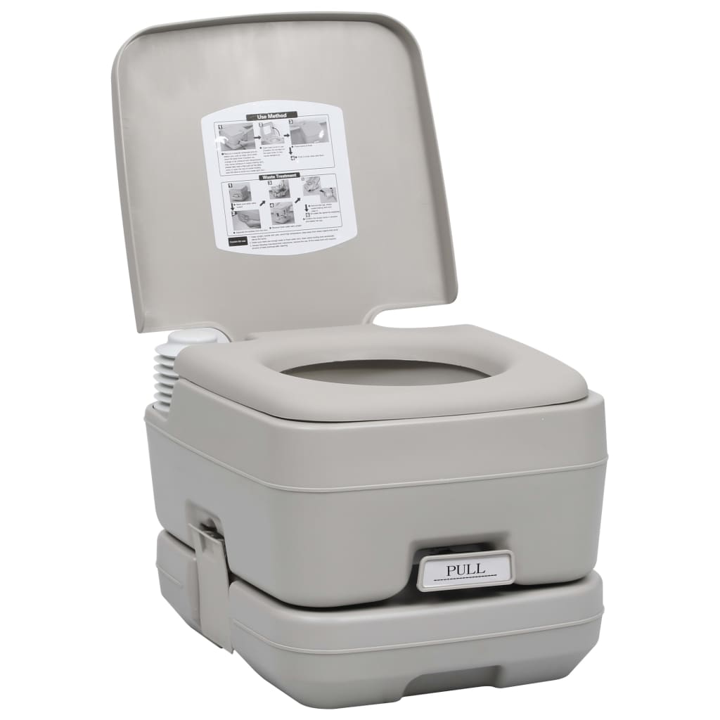 Portable Camping Toilet and Water Tank Set