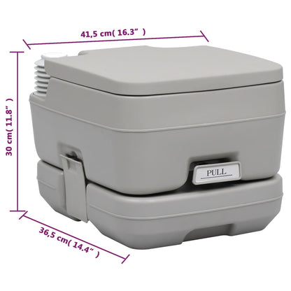 Portable Camping Toilet and Water Tank Set