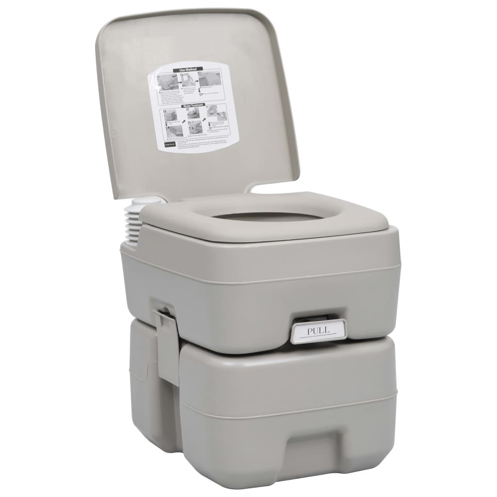 Portable Camping Toilet and Water Tank Set