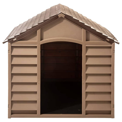 Dog House Brown 86x84x82 cm Polypropylene