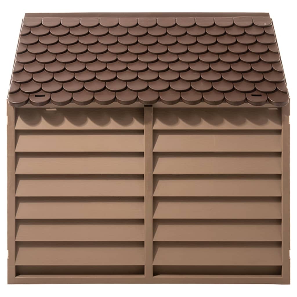 Dog House Brown 86x84x82 cm Polypropylene