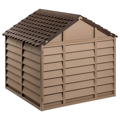 Dog House Brown 86x84x82 cm Polypropylene