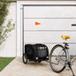 Pet Bike Trailer Black Oxford Fabric and Iron