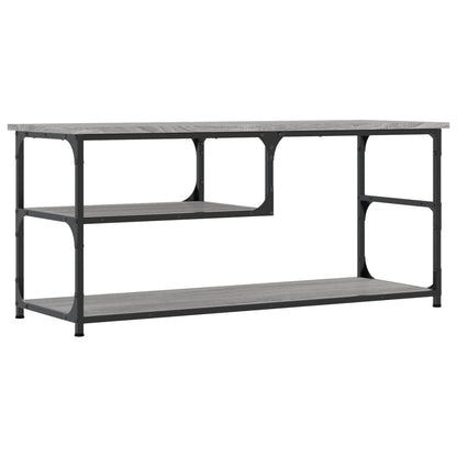 TV Cabinet Grey Sonoma 103x38x46.5 cm Engineered Wood and Steel