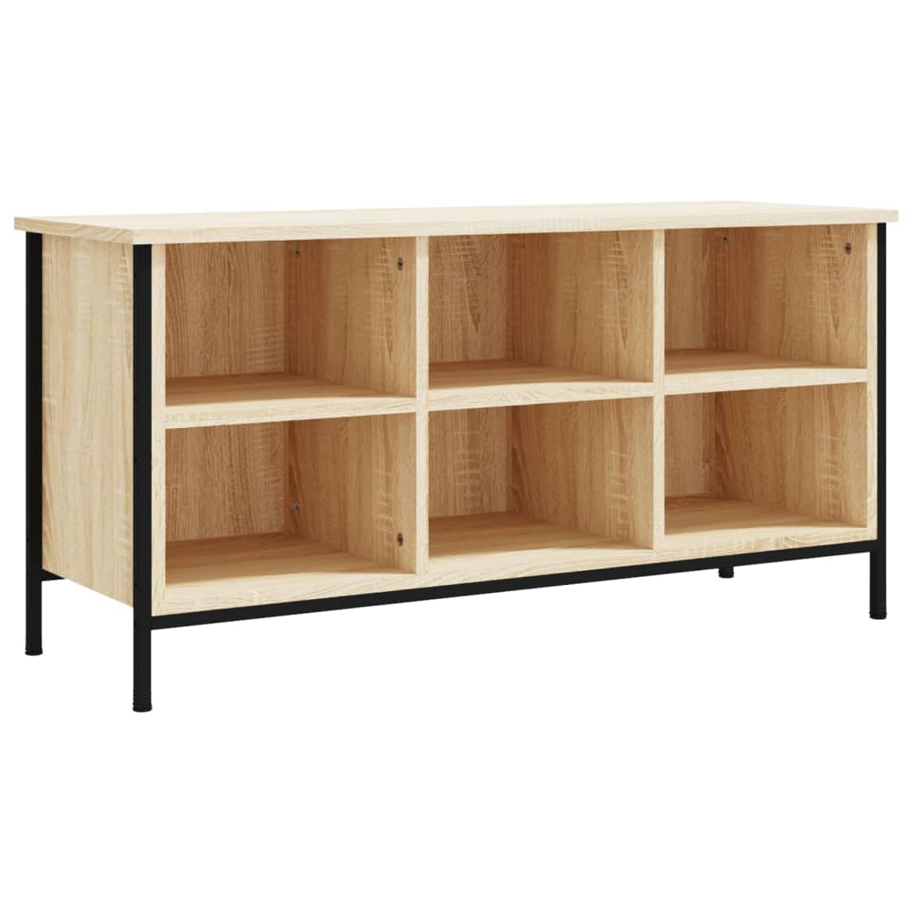 Shoe Cabinet Sonoma Oak 100x35x50 cm Engineered Wood