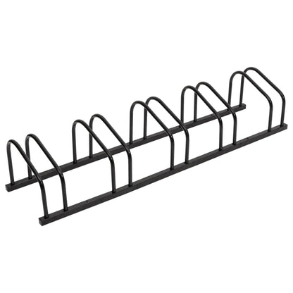 Bike Rack for 5 Bikes Black Steel