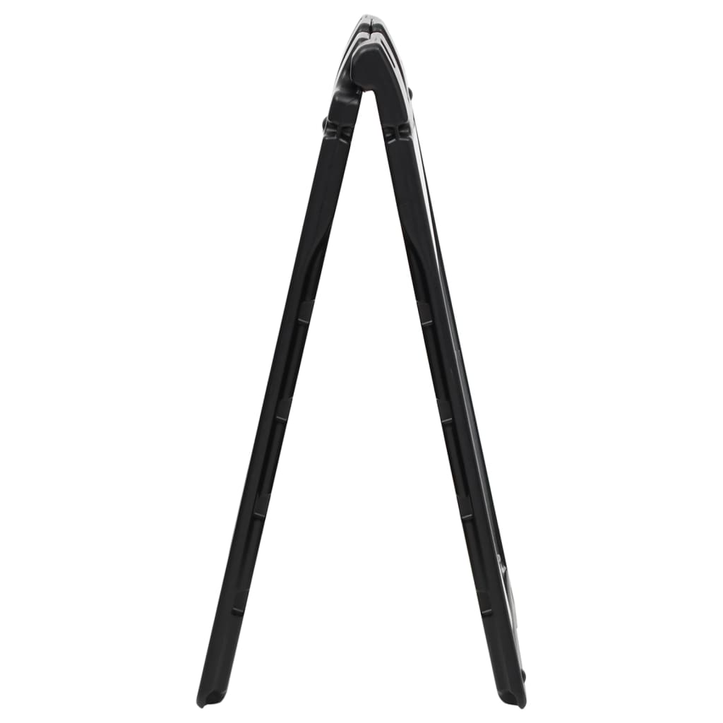 A-Frame Sidewalk Board Black 45x7x84.5 cm HDPE