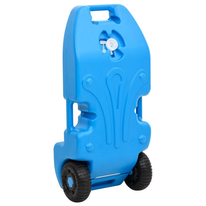 Wheeled Water Tank for Camping 25 L Blue