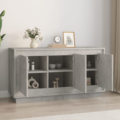 Sideboard Concrete Grey 102x35x55 cm Engineered Wood