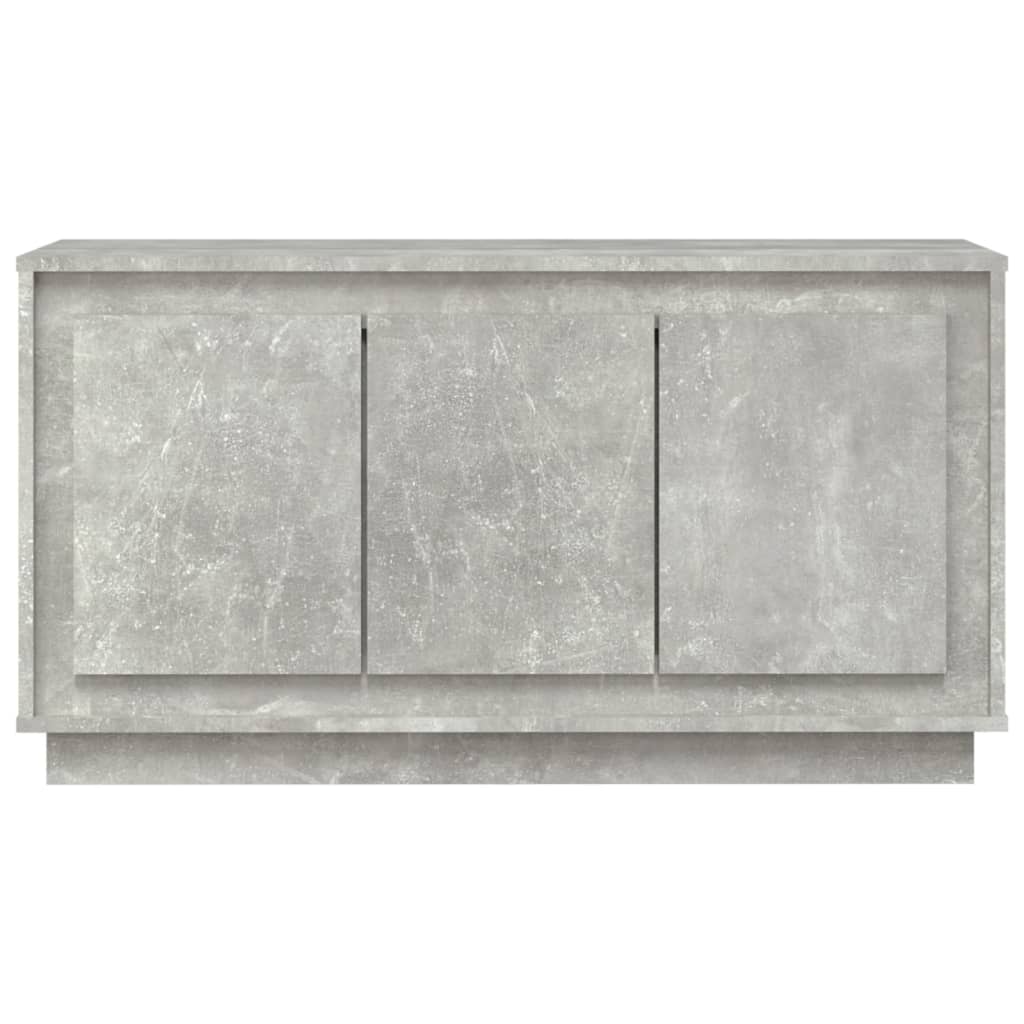 Sideboard Concrete Grey 102x35x55 cm Engineered Wood