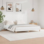 Bed Frame High Gloss White 200x200 cm Engineered Wood