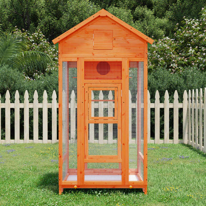 Bird House Brown 91.5x53x170 cm Solid Wood Pine