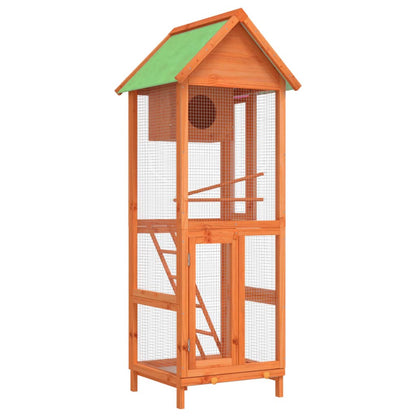 Bird House Brown 60x58.5x160 cm Solid Wood Pine