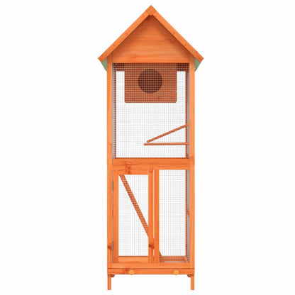 Bird House Brown 60x58.5x160 cm Solid Wood Pine