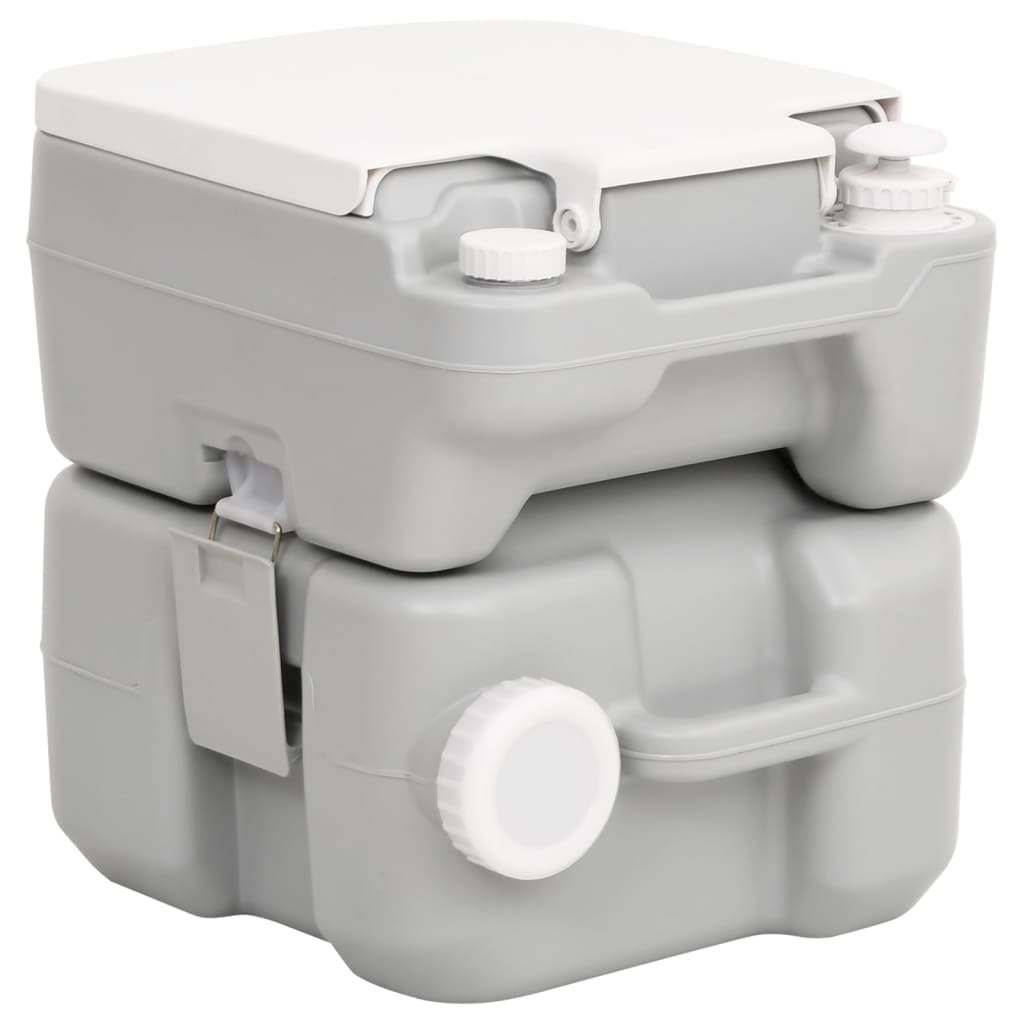 Portable Camping Toilet and Handwash Stand Set