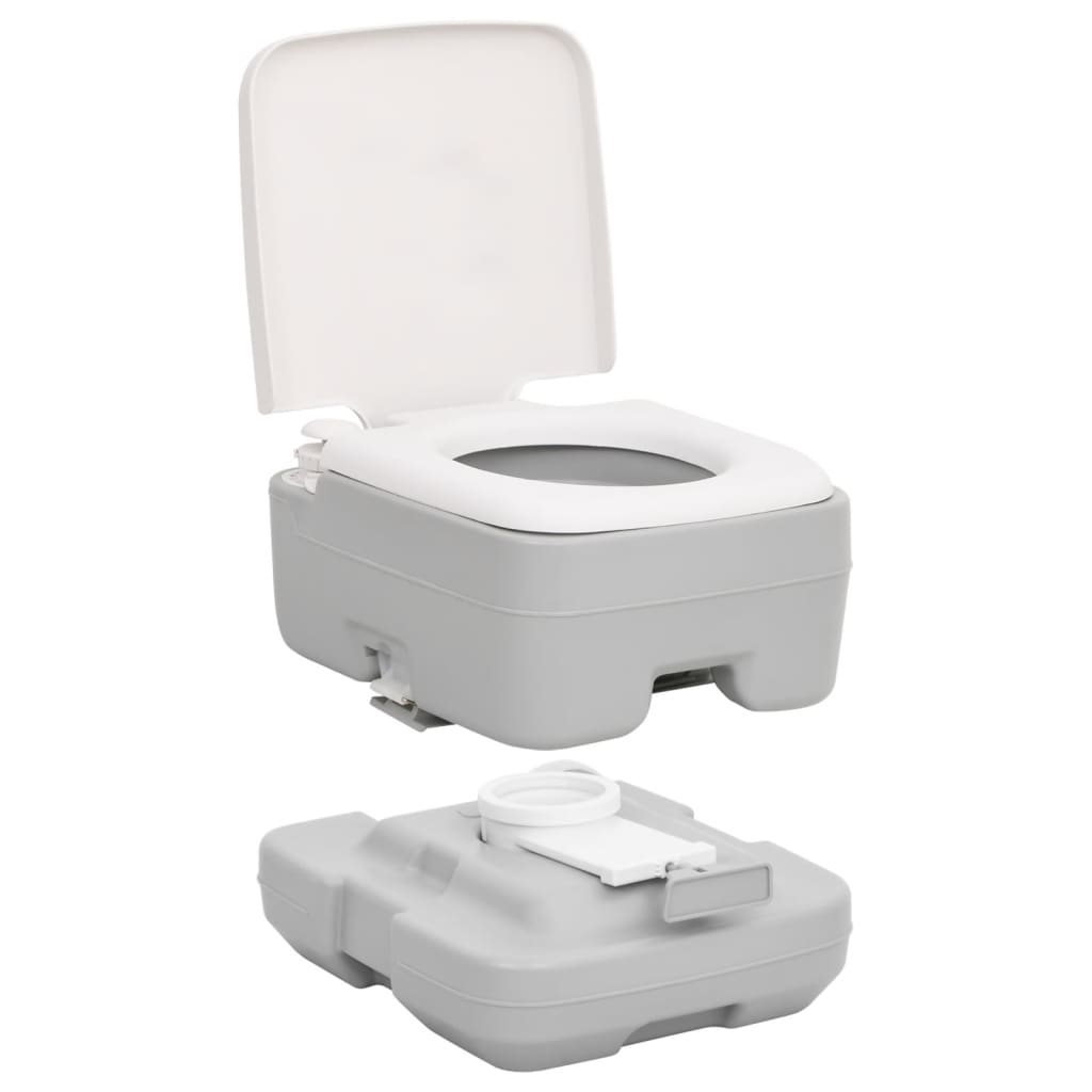 Portable Camping Toilet and Handwash Stand Set