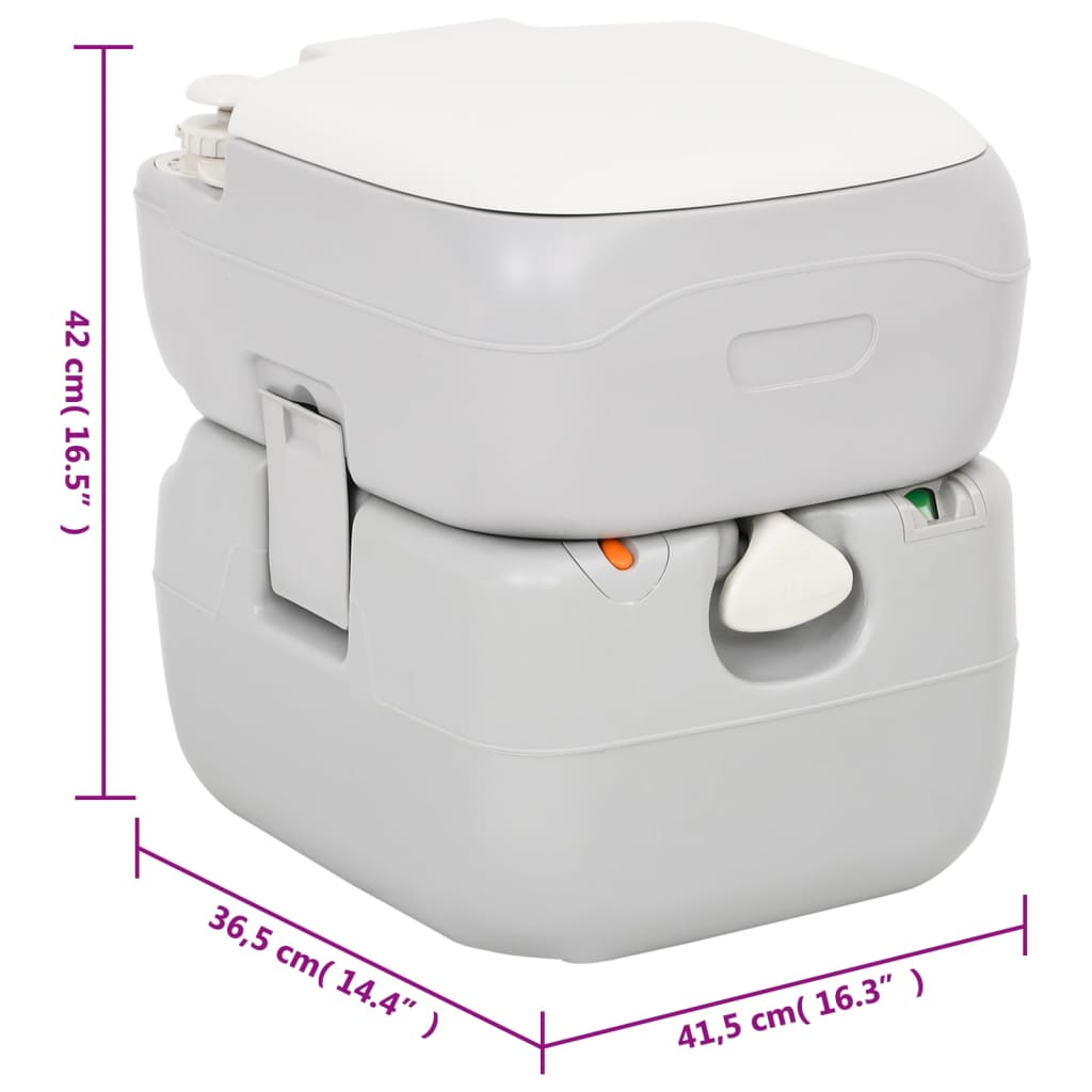 Portable Camping Toilet and Handwash Stand Set