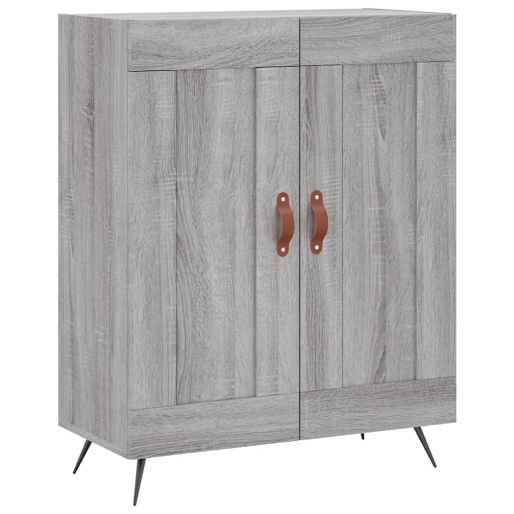 Sideboard Grey Sonoma 69.5x34x90 cm Engineered Wood