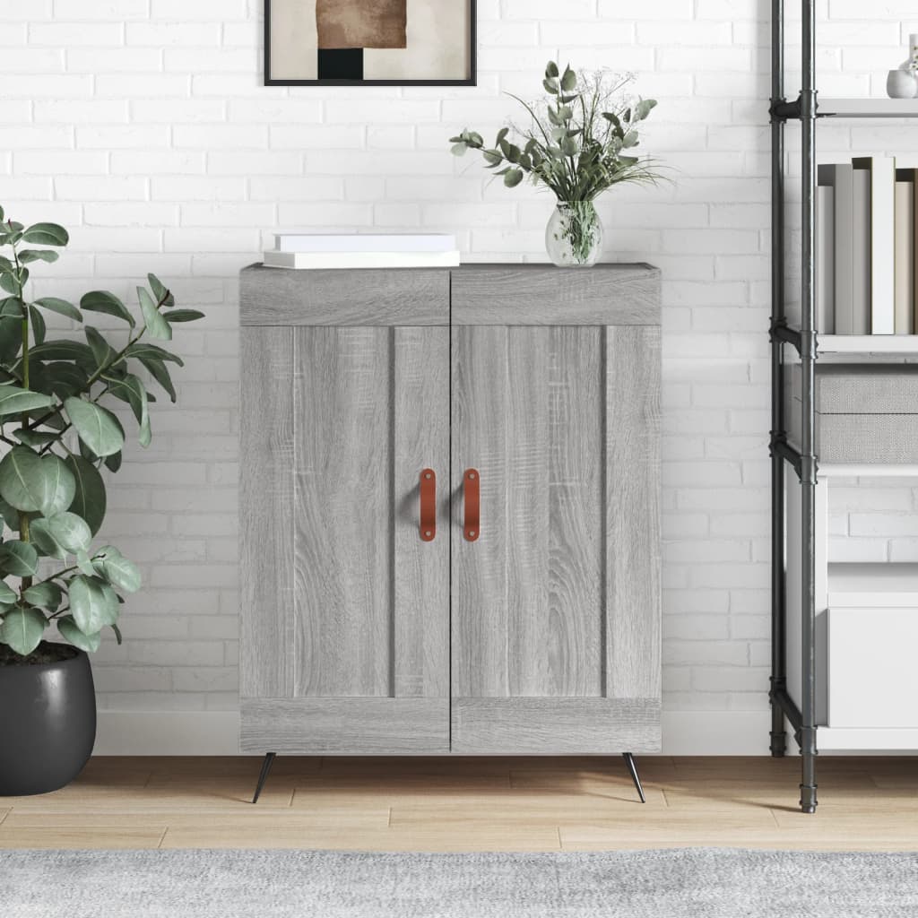 Sideboard Grey Sonoma 69.5x34x90 cm Engineered Wood