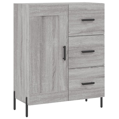 Sideboard Grey Sonoma 69.5x34x90 cm Engineered Wood