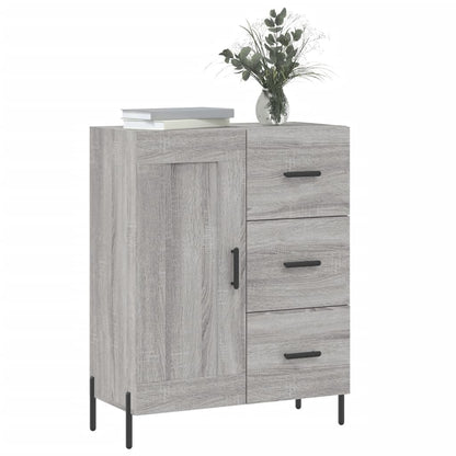 Sideboard Grey Sonoma 69.5x34x90 cm Engineered Wood