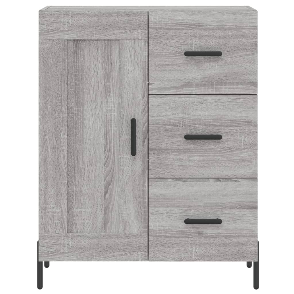 Sideboard Grey Sonoma 69.5x34x90 cm Engineered Wood