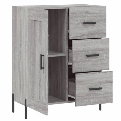 Sideboard Grey Sonoma 69.5x34x90 cm Engineered Wood